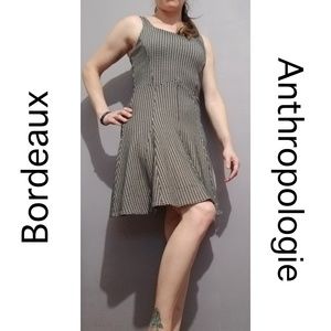 Anthropologie Bordeaux Tanith Dress